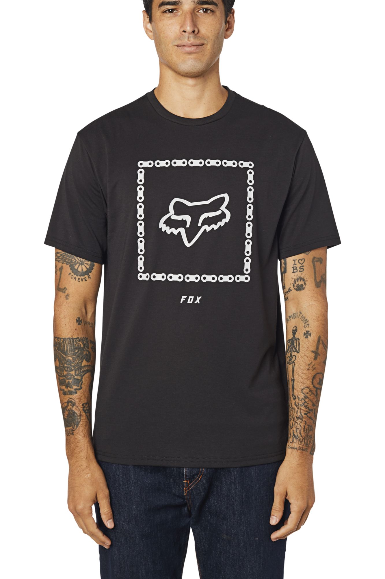 MISSING LINK SS TECH TEE [BLK] S