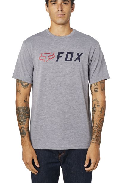 APEX SS TECH TEE [HTR GRAPH] S