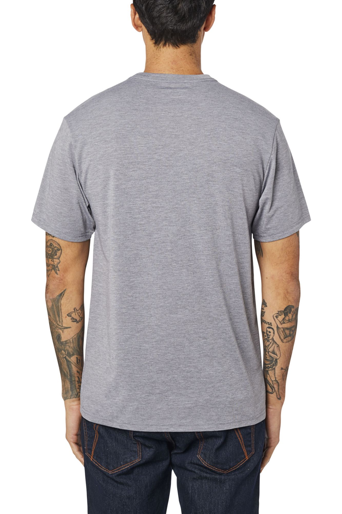 APEX SS TECH TEE [HTR GRAPH] S
