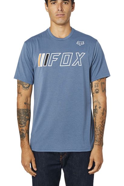 BRAKE CHECK SS TECH TEE [BLU STL] S