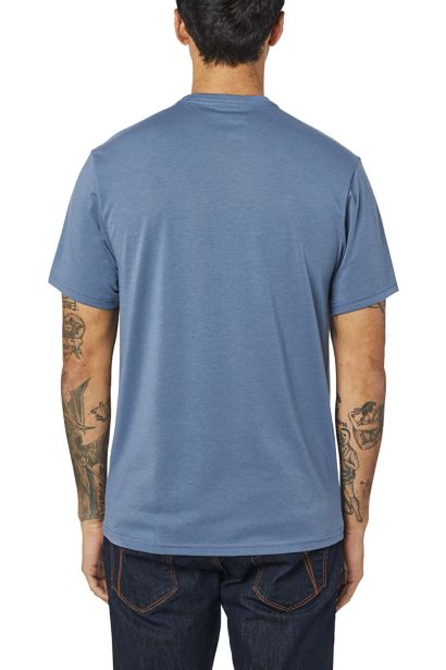 BRAKE CHECK SS TECH TEE [BLU STL] S