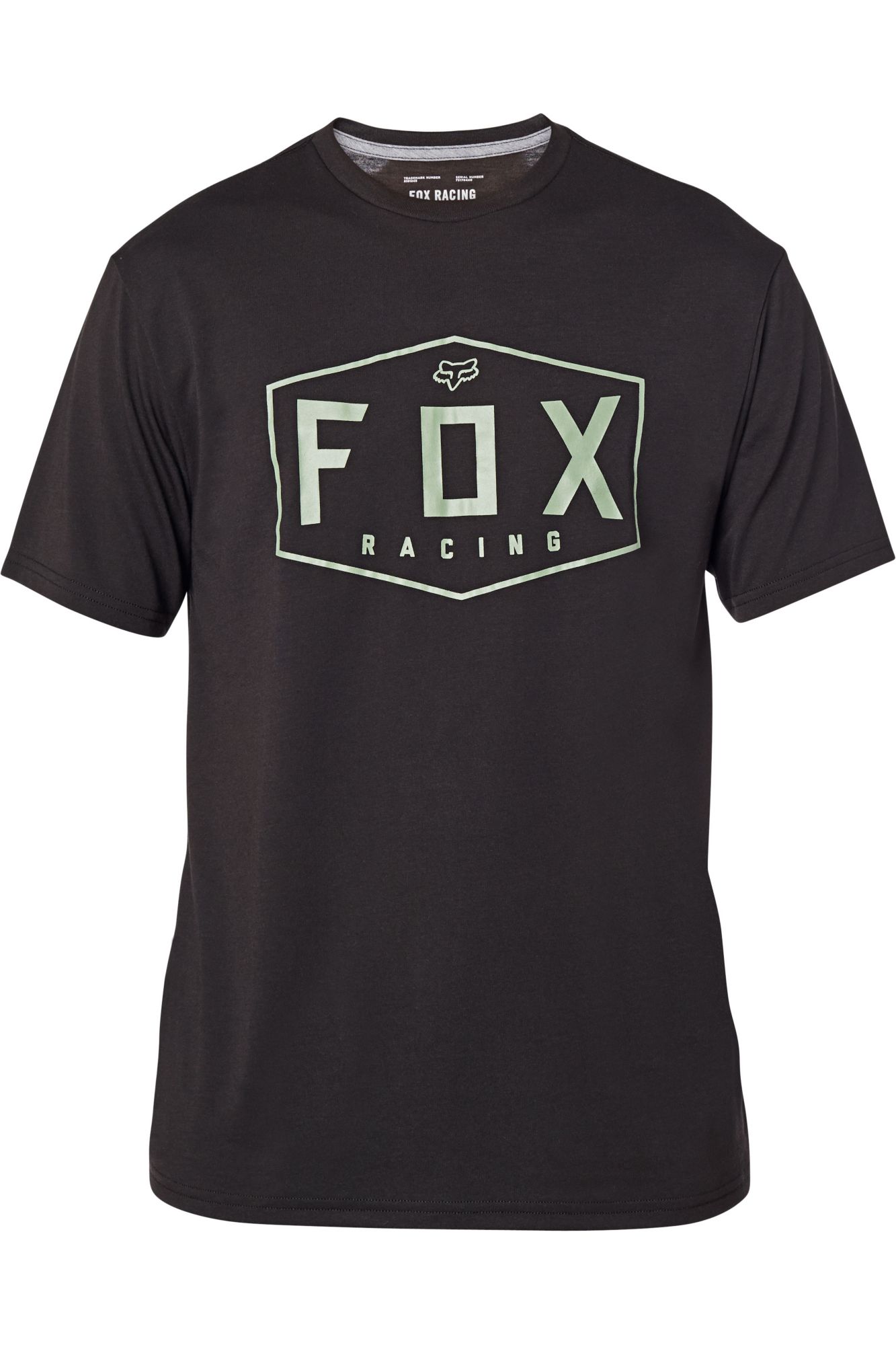 CREST SS TECH TEE [BLK/GRN] S