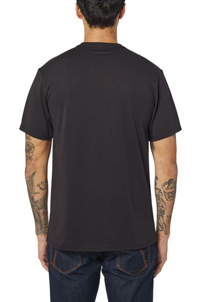 CREST SS TECH TEE [BLK/GRN] S