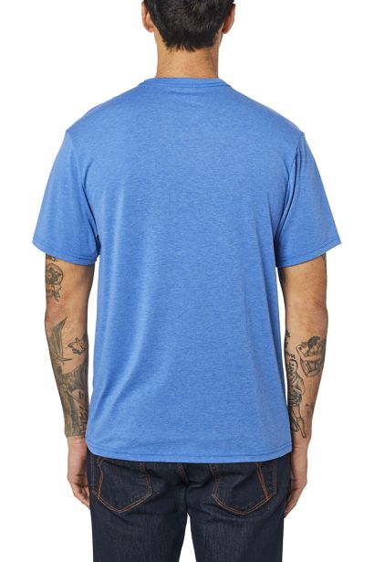 CREST SS TECH TEE [HTR ROY] S