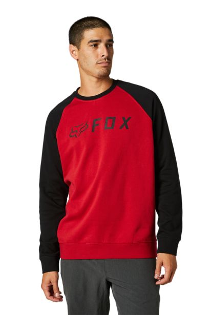 APEX CREW FLEECE [BLK/RD] S