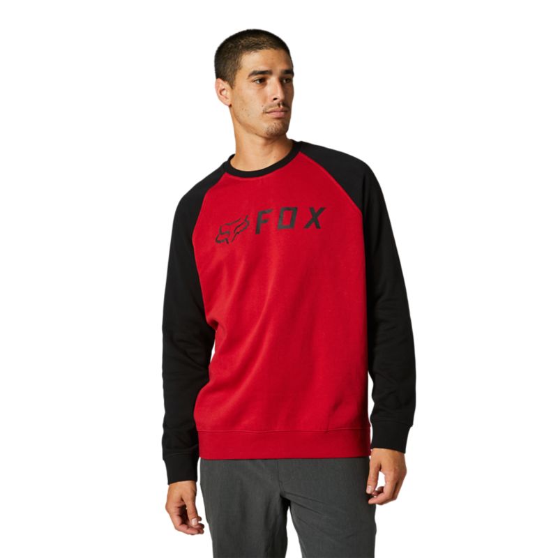 APEX CREW FLEECE [BLK/RD] S | Fox Racing - Belgi&euml