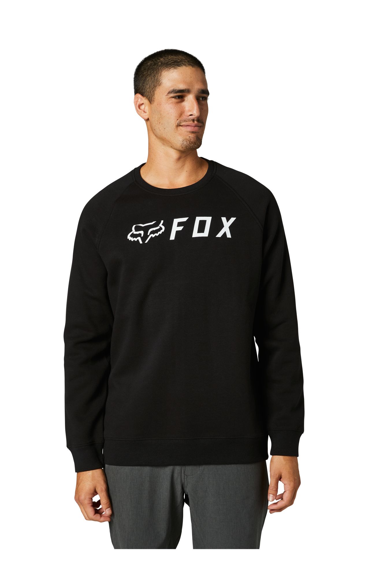 APEX CREW FLEECE [BLK/WHT] S