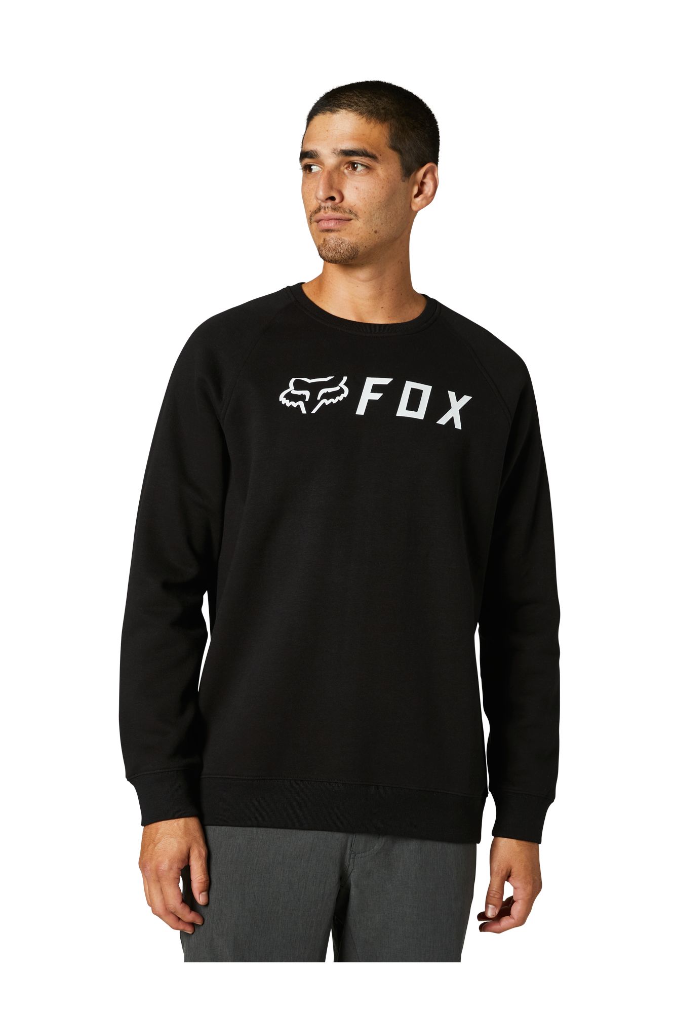 APEX CREW FLEECE [BLK/WHT] S