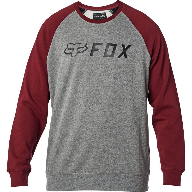 APEX CREW FLEECE [GRY/RD] S | Fox Racing - Reino Unido