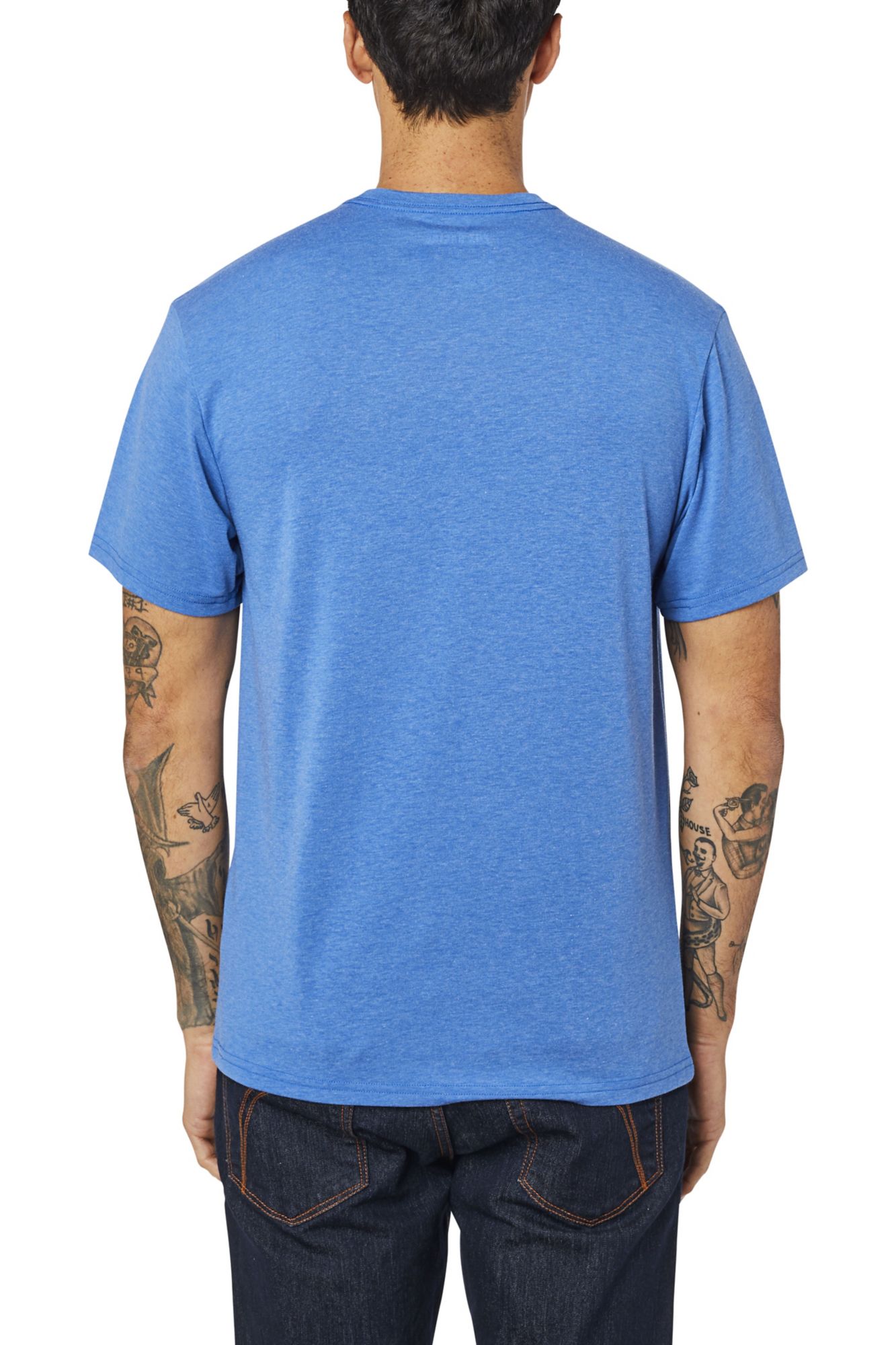 OVERHAUL SS TECH TEE [HTR ROY] L