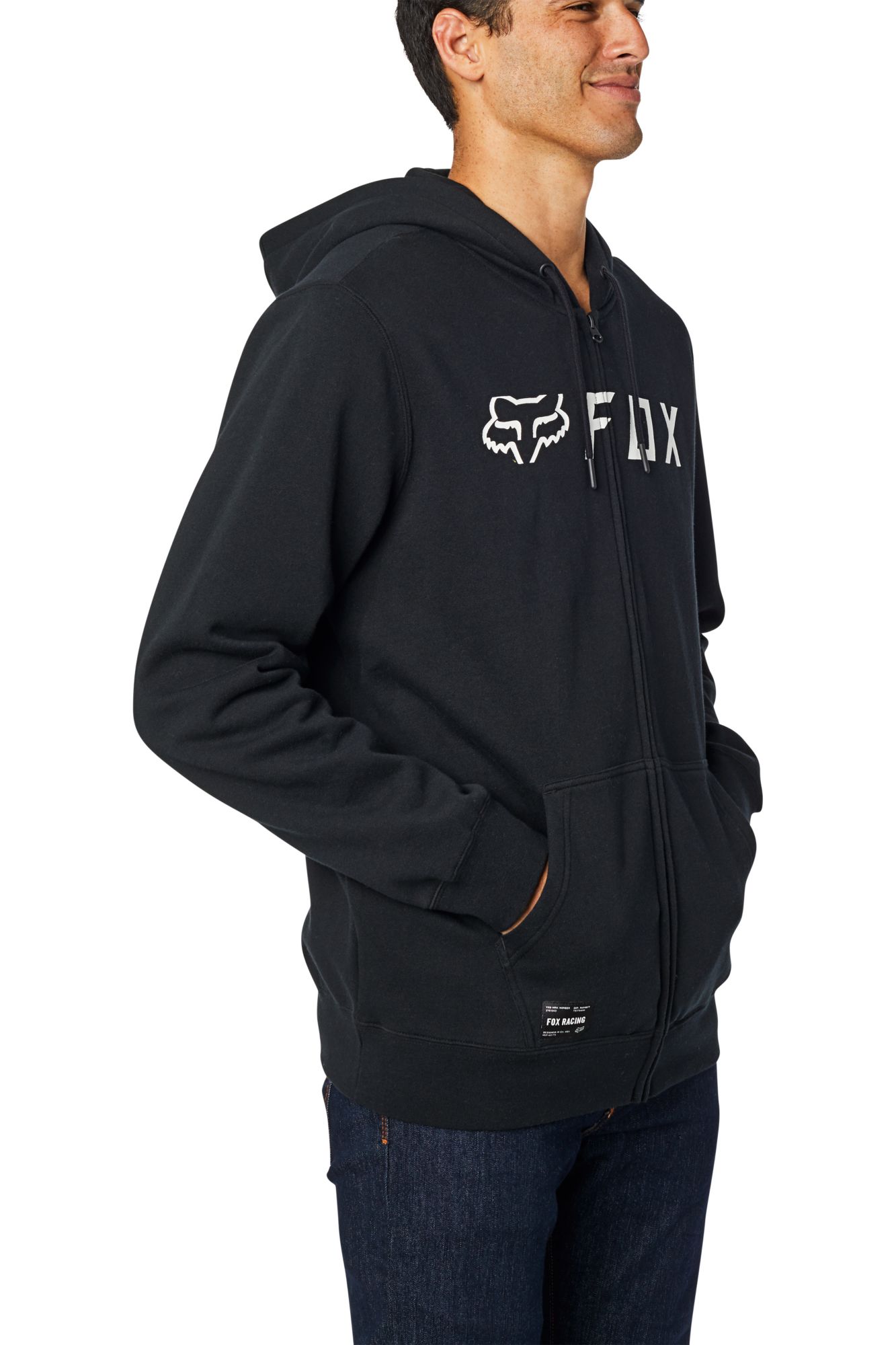 APEX ZIP FLEECE [BLK/WHT] S