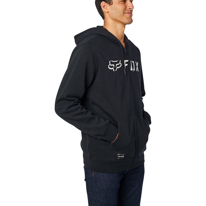 APEX ZIP FLEECE [BLK/WHT] S | Fox Racing - Reino Unido