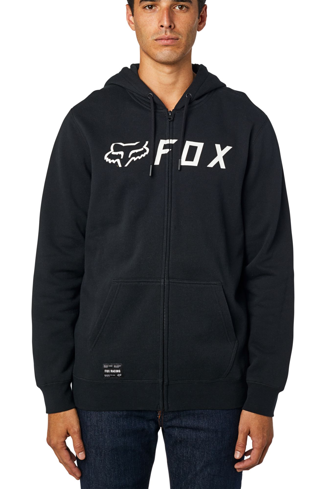 APEX ZIP FLEECE [BLK/WHT] S