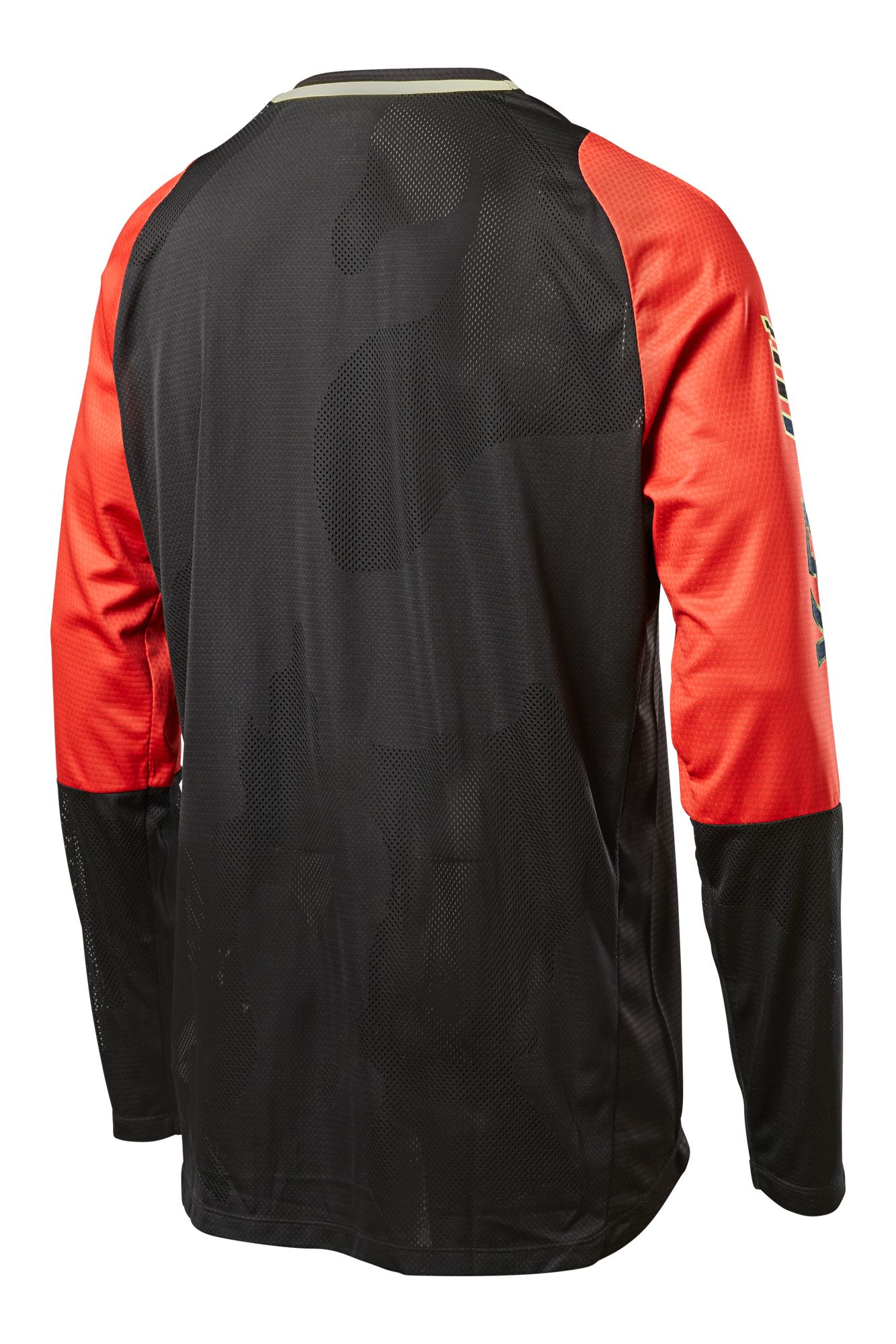 DEFEND LS FOXHEAD JERSEY QS [BLK/RD] S