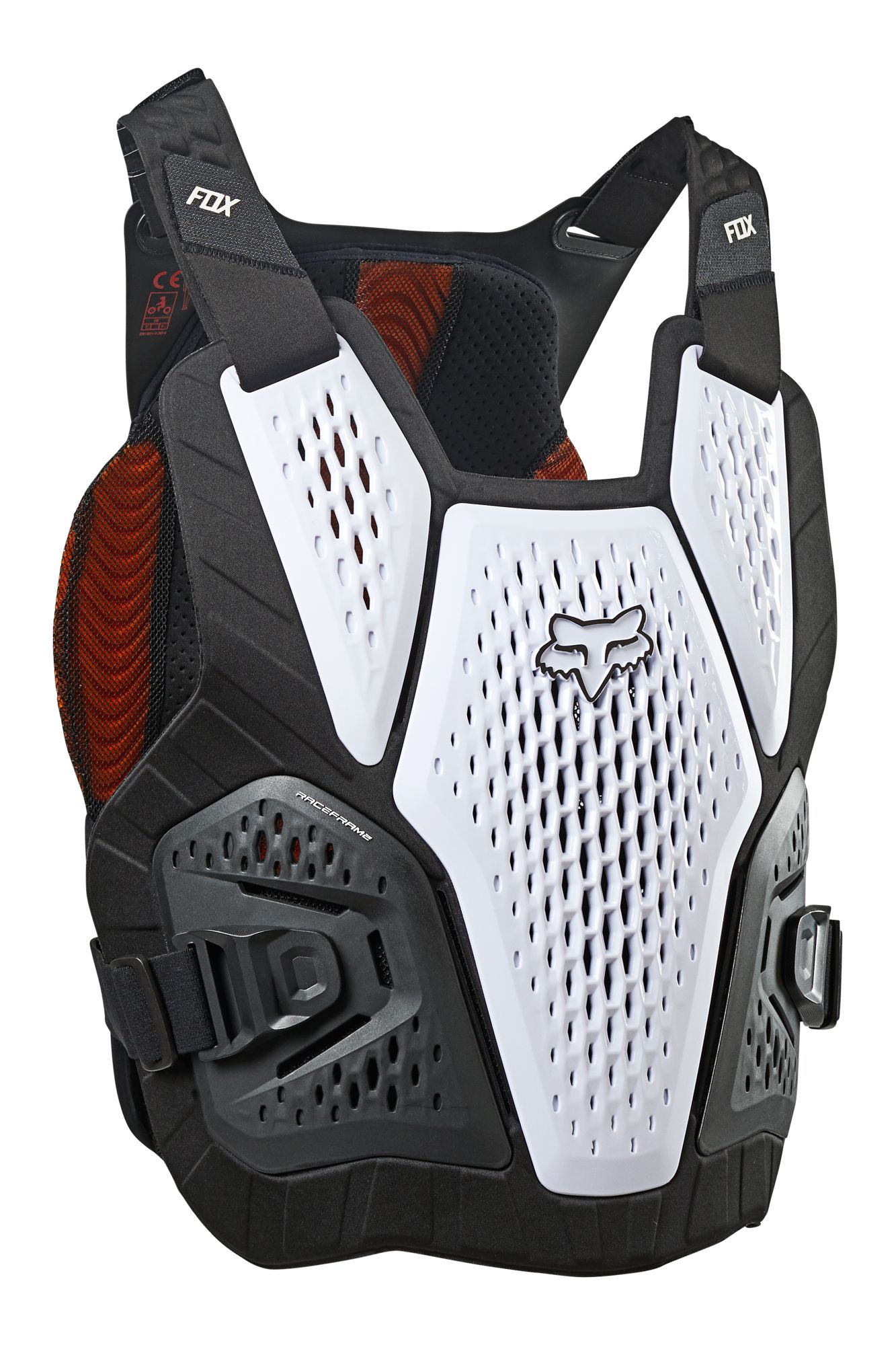 RACEFRAME IMPACT SB, CE D3O [WHT] S/M