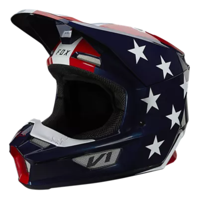 V1 ULTRA HELMET [WHT/RD/BLU] XS