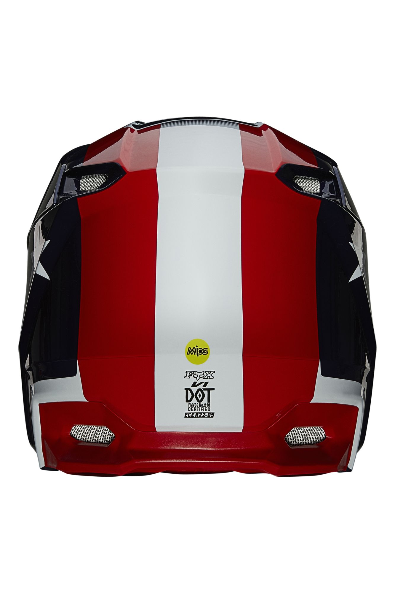 V1 ULTRA HELMET, ECE [WHT/RD/BLU] XS