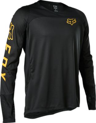 DEFEND LS FOX JERSEY [BLK/ORG] S