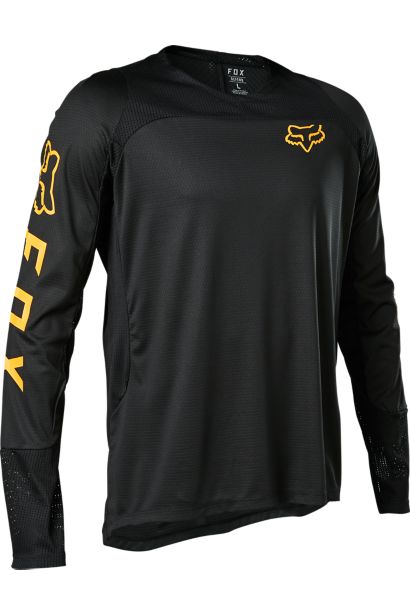 DEFEND LS FOX JERSEY [BLK/ORG] S