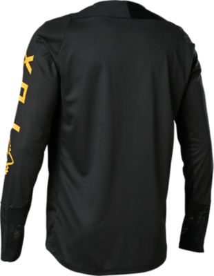 DEFEND LS FOX JERSEY [BLK/ORG] S