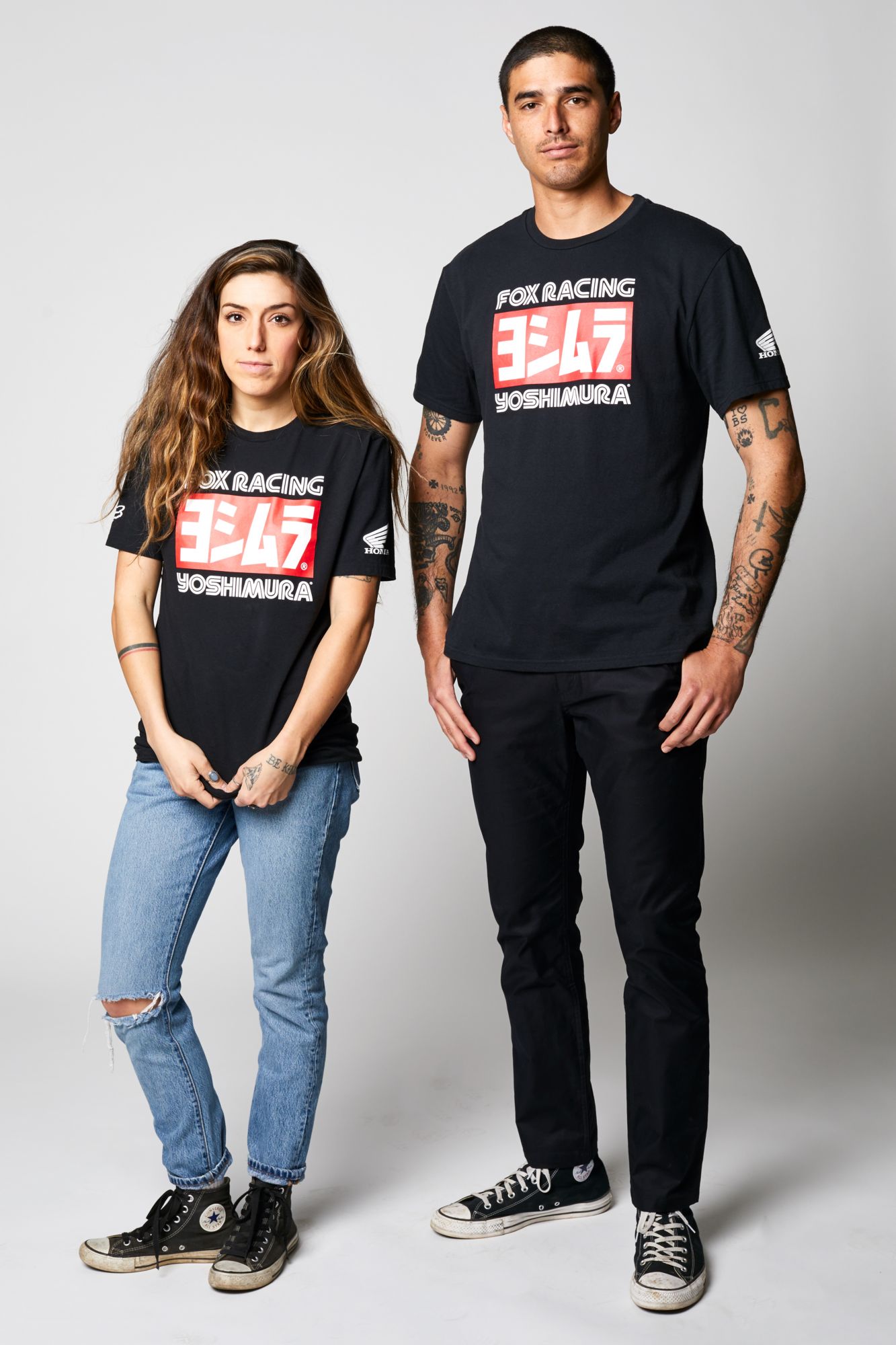 YOSHIMURA HONDA SS TEE [BLK] S