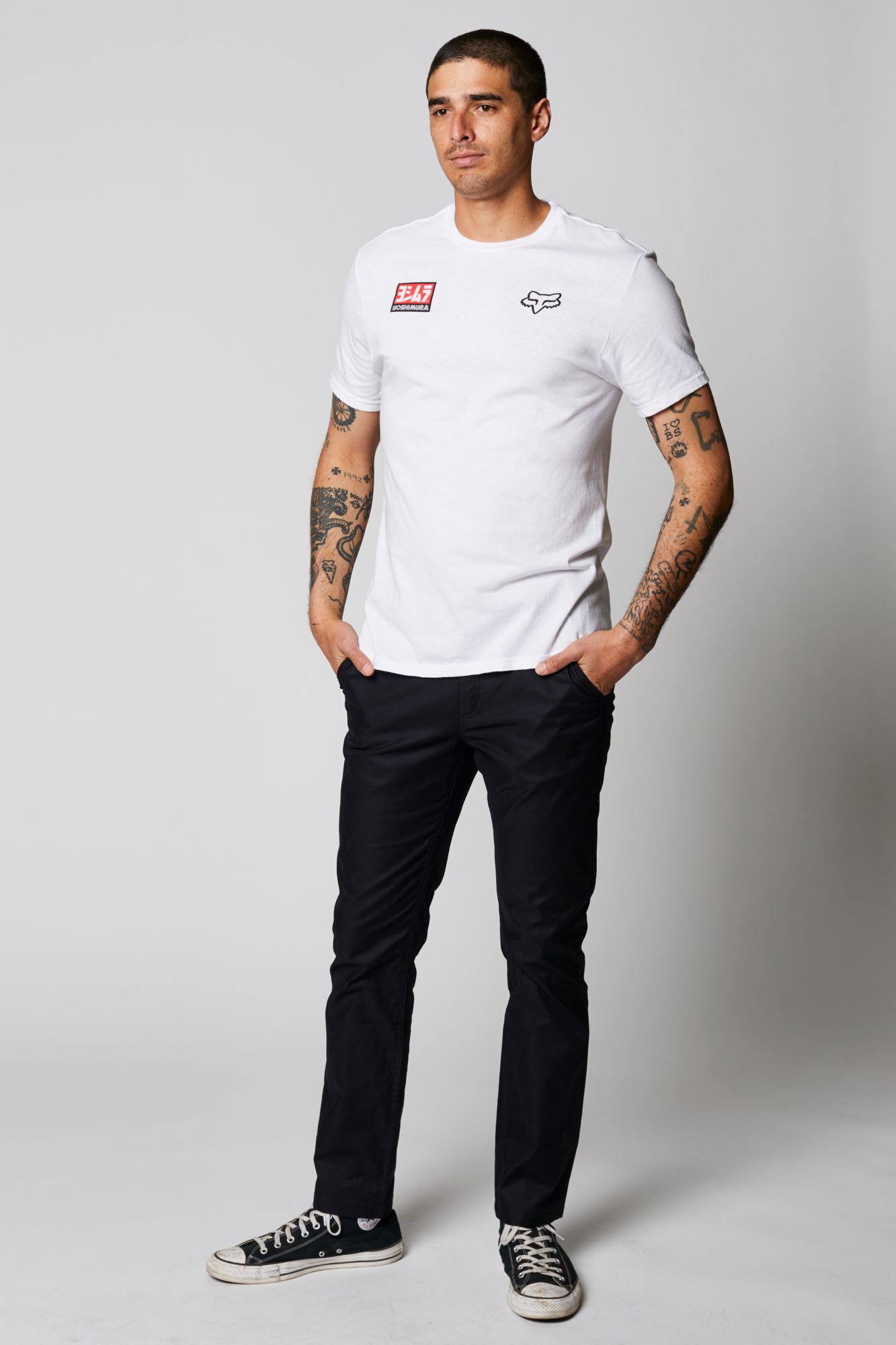 YOSHIMURA HONDA WING SS TEE [OPT WHT] S