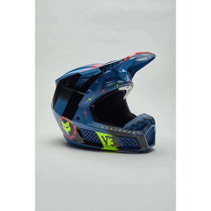 V3 RS MAWLR HELMET, ECE [DST BLU] S | Fox Racing - Belgi&euml