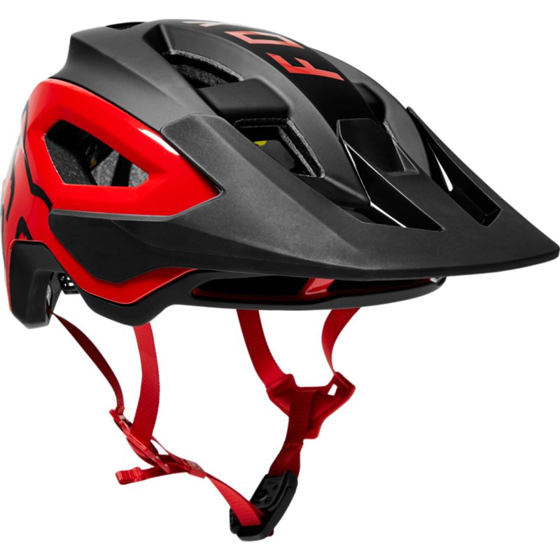 SPEEDFRAME PRO HELMET, CE [BLK/RD] S | Fox Racing - Reino Unido