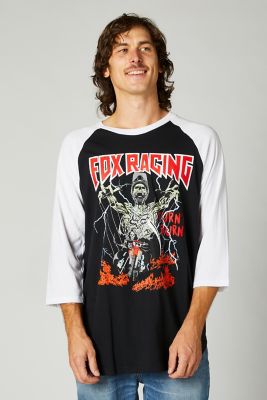 BACKSTAGE RAGLAN [BLK/WHT] S | Fox Racing - Belgi&euml