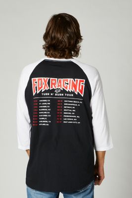 BACKSTAGE RAGLAN [BLK/WHT] S | Fox Racing - Belgi&euml