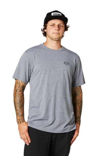 BURNT SS TECH TEE [HTR GRAPH] S