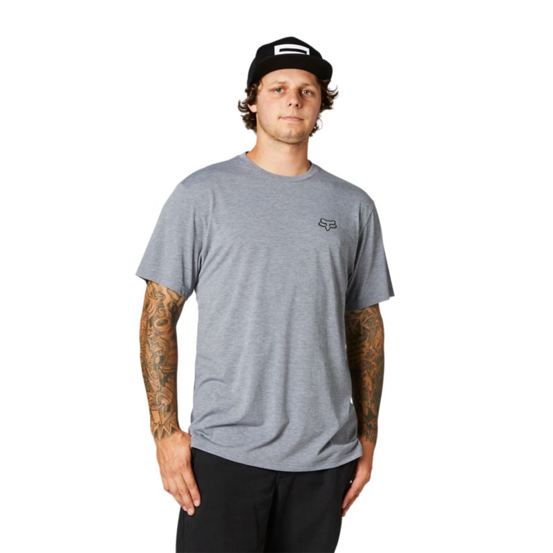 BURNT SS TECH TEE [HTR GRAPH] S | Fox Racing - VK