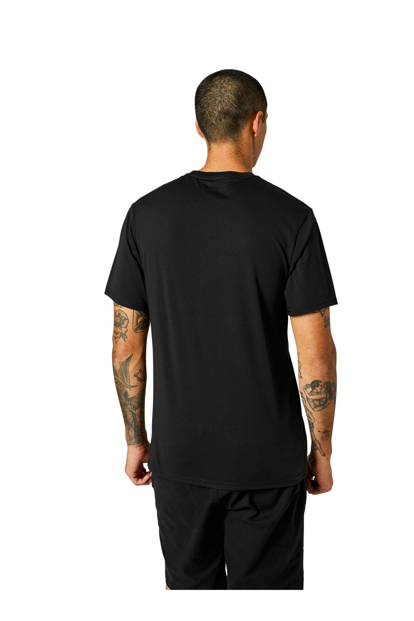 EMBLEM SS TECH TEE [BLK] S