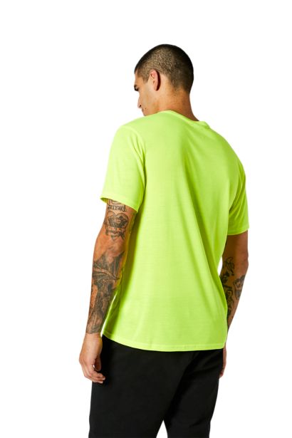 EMBLEM SS TECH TEE [FLO YLW] S