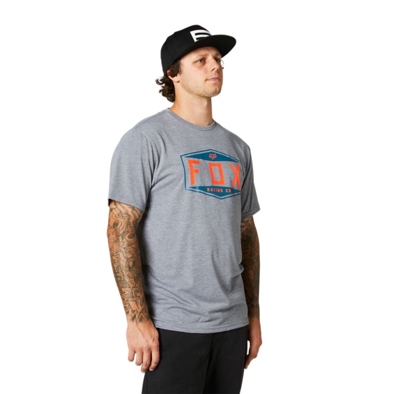 EMBLEM SS TECH TEE [HTR GRAPH] S | Fox Racing - VK