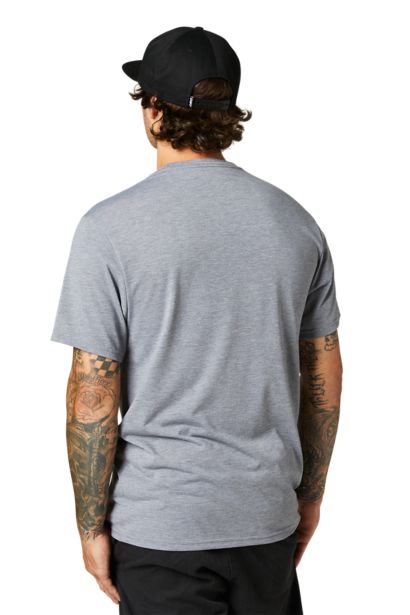 EMBLEM SS TECH TEE [HTR GRAPH] S