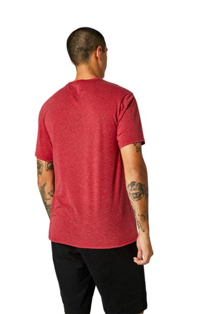 EMBLEM SS TECH TEE [CHILI] S