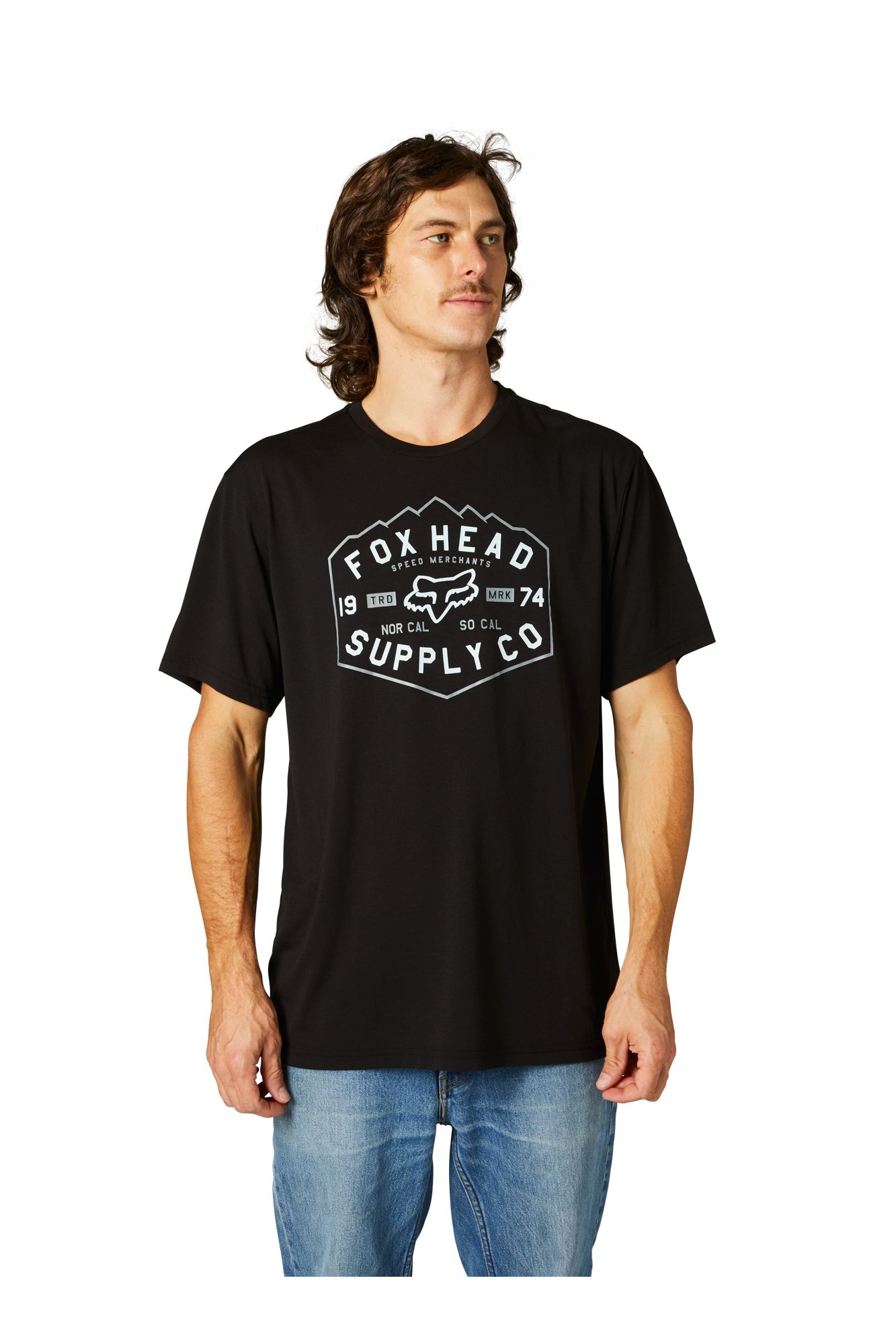 BACKBONE SS TECH TEE [BLK] S