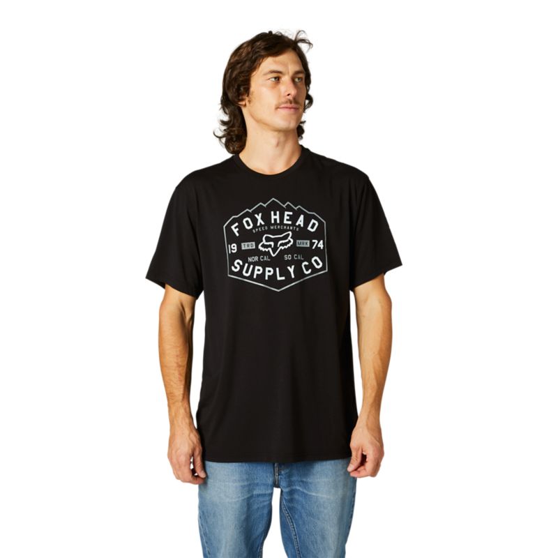 BACKBONE SS TECH TEE [BLK] S | Fox Racing - France