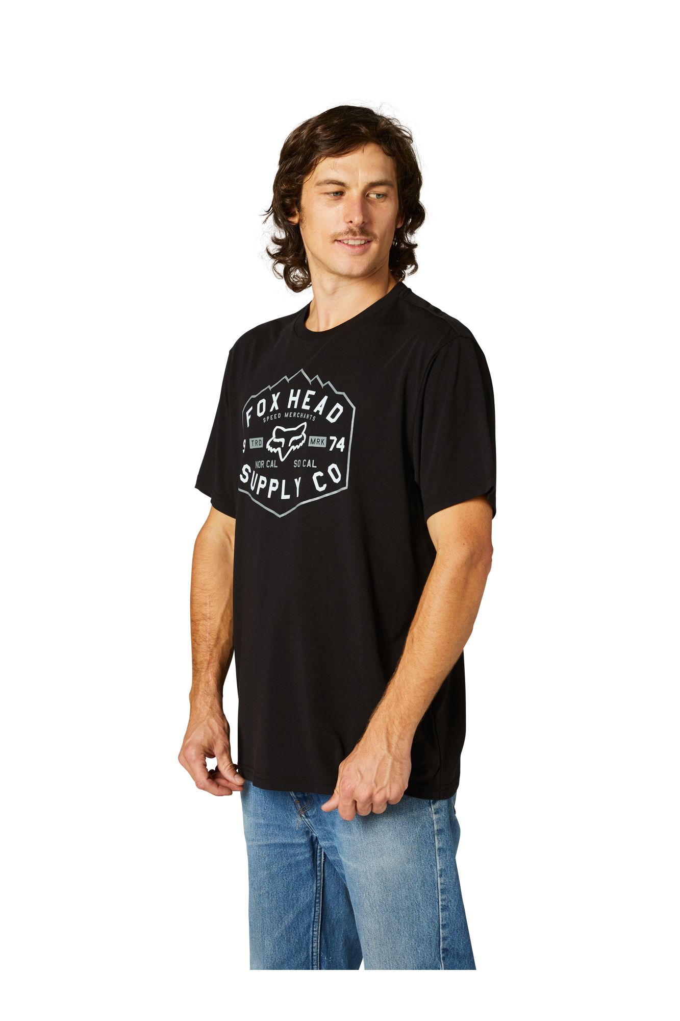 BACKBONE SS TECH TEE [BLK] S