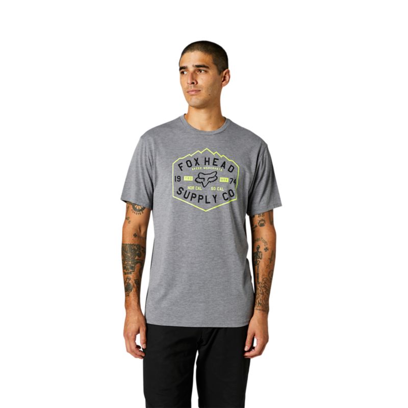 BACKBONE SS TECH TEE [HTR GRAPH] S | Fox Racing - VK