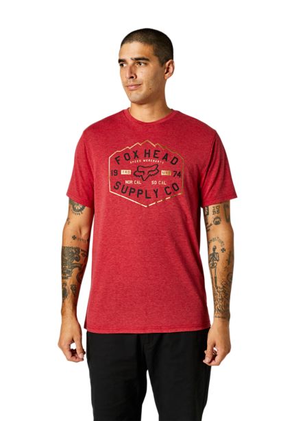 BACKBONE SS TECH TEE [CHILI] S