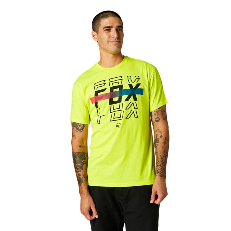CRANKER SS TEE [FLO YLW] S | Fox Racing - France