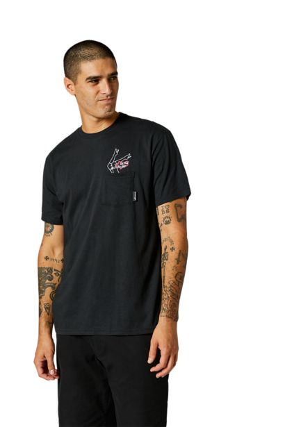 FAST LANE SS POCKET TEE [BLK] S