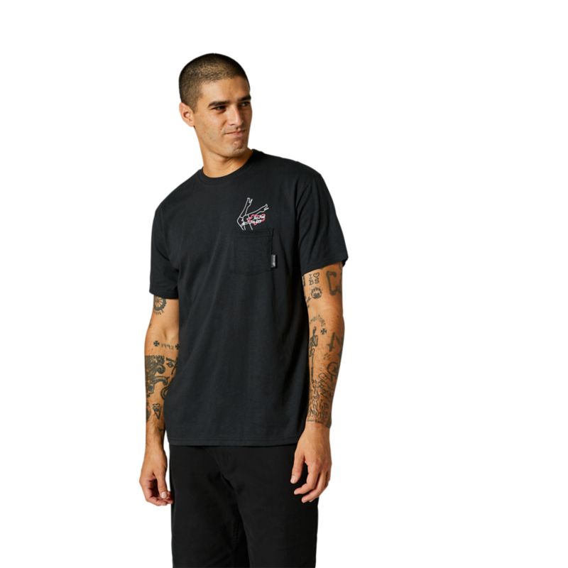 FAST LANE SS POCKET TEE [BLK] S | Fox Racing - VK
