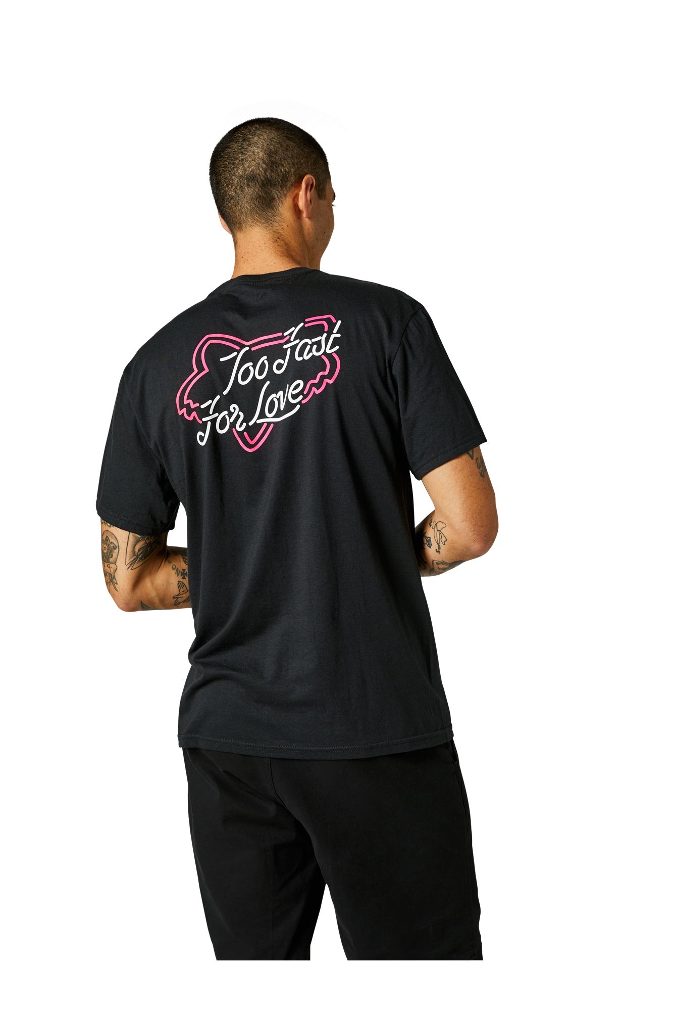 FAST LANE SS POCKET TEE [BLK] S