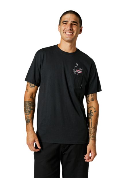 FAST LANE SS POCKET TEE [BLK] S