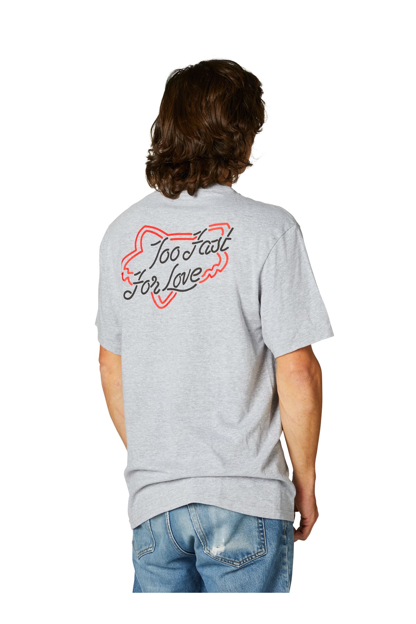 FAST LANE SS POCKET TEE [LT HTR GRY] S