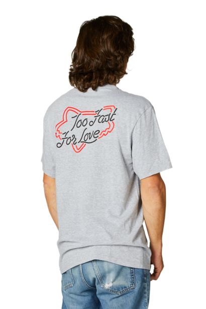FAST LANE SS POCKET TEE [LT HTR GRY] S