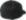 transparent black fitted hat